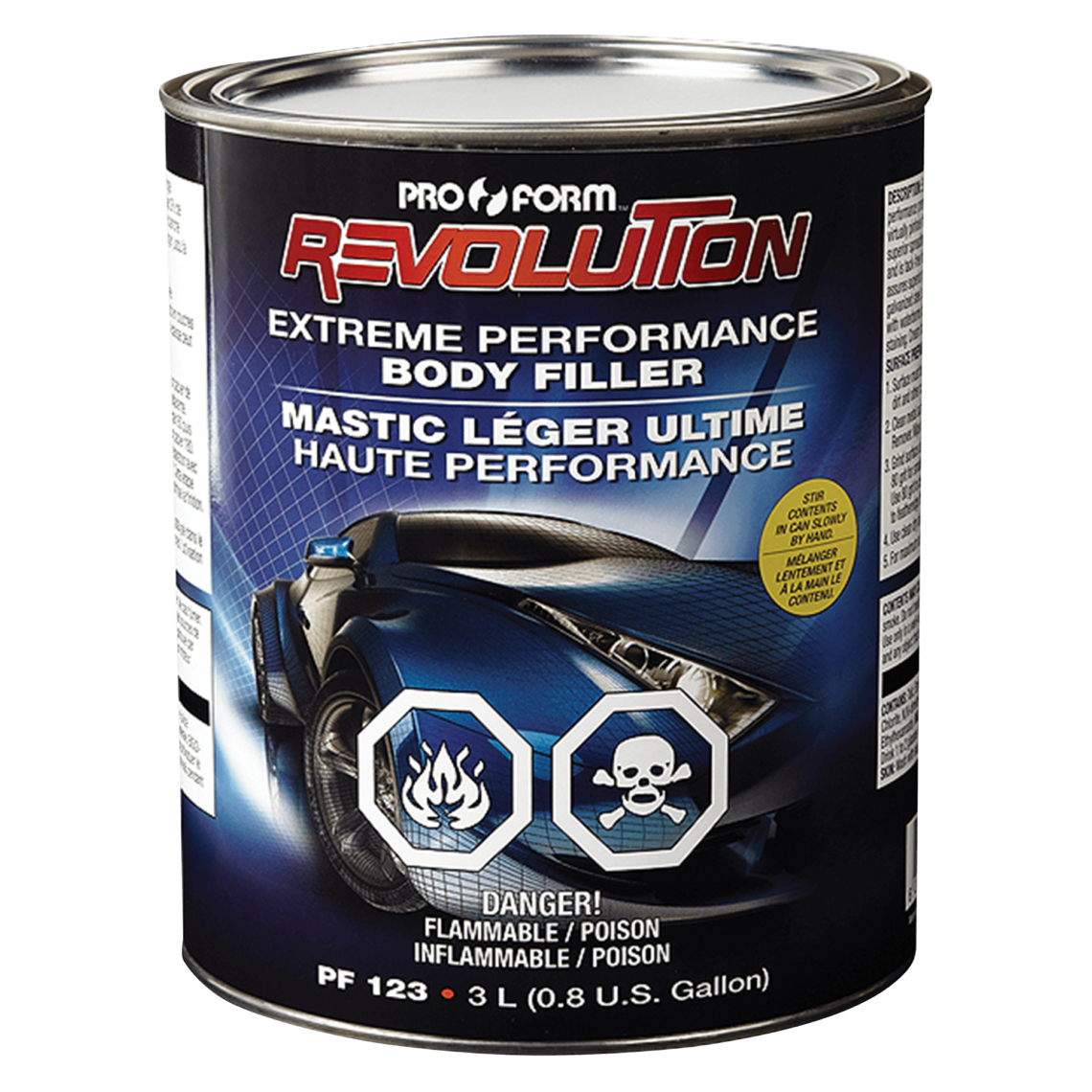 Revolution Lightweight Body Filler Pro Form 8633