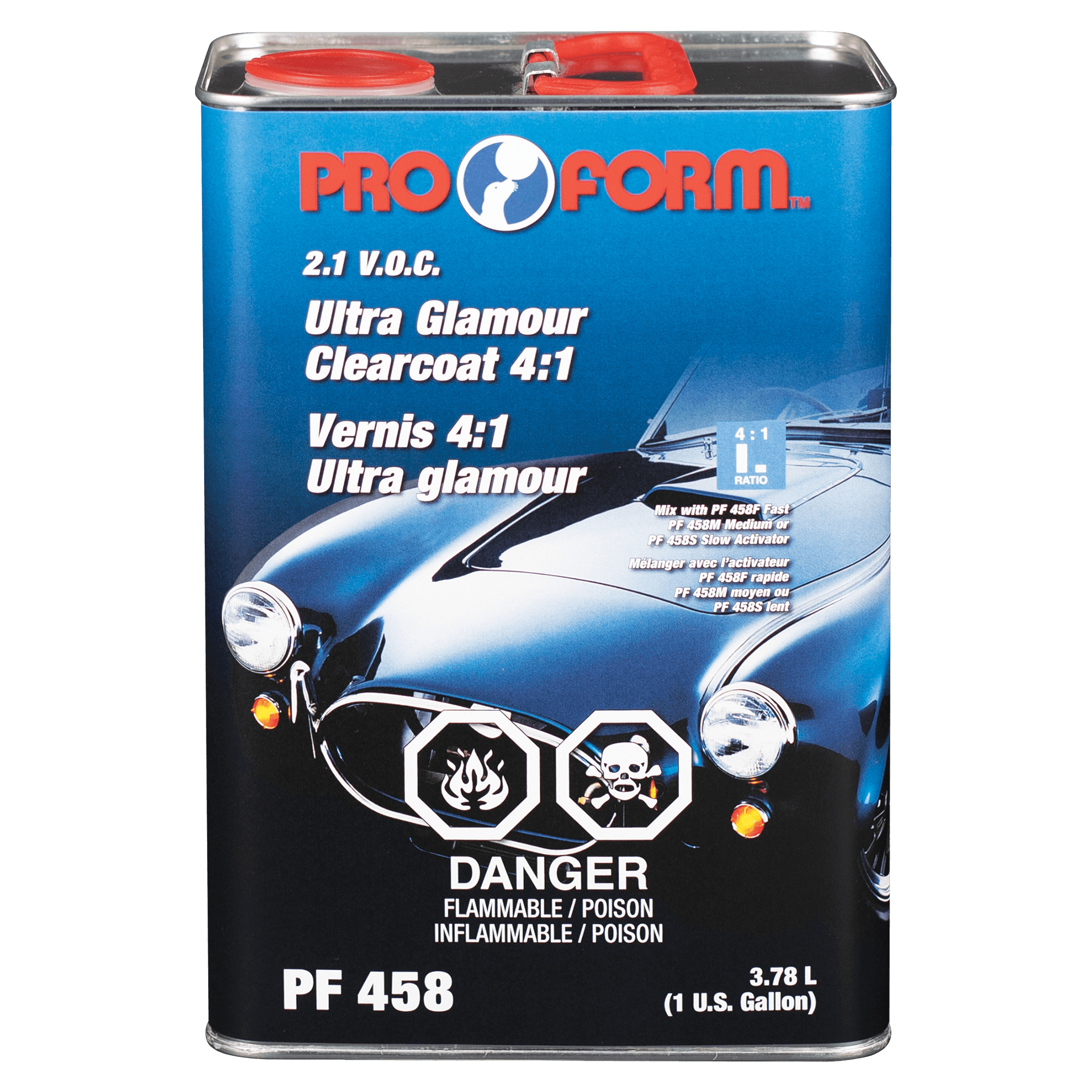C-9500 Turbo-Fil Fast Dry Urethane Clearcoat 44% Solid - 1 Gallon
