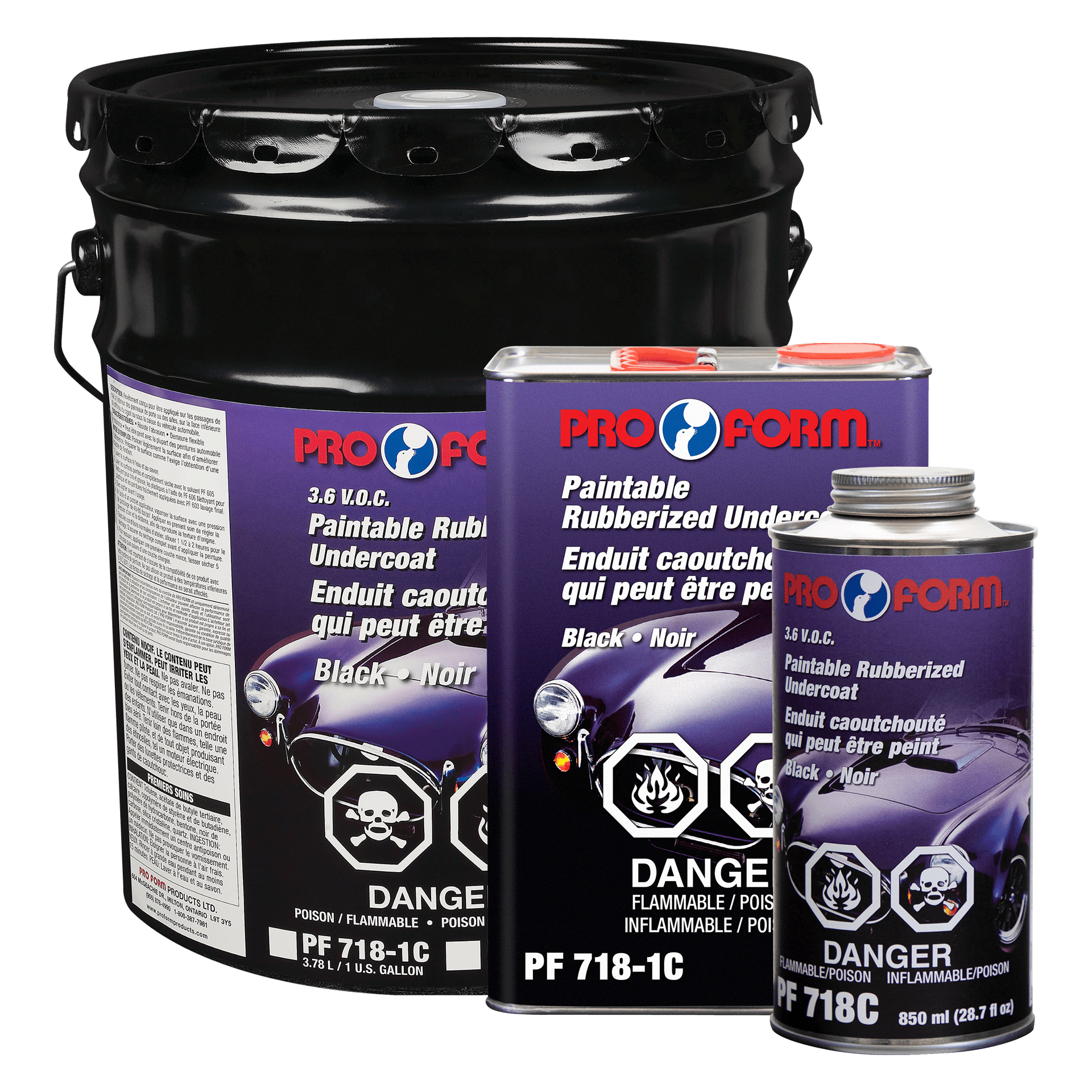 Paintable Rubberized Undercoat Pro Form