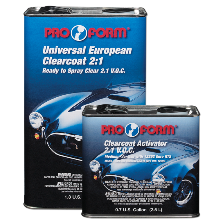Universal Euro Clearcoat Low VOC Pro Form