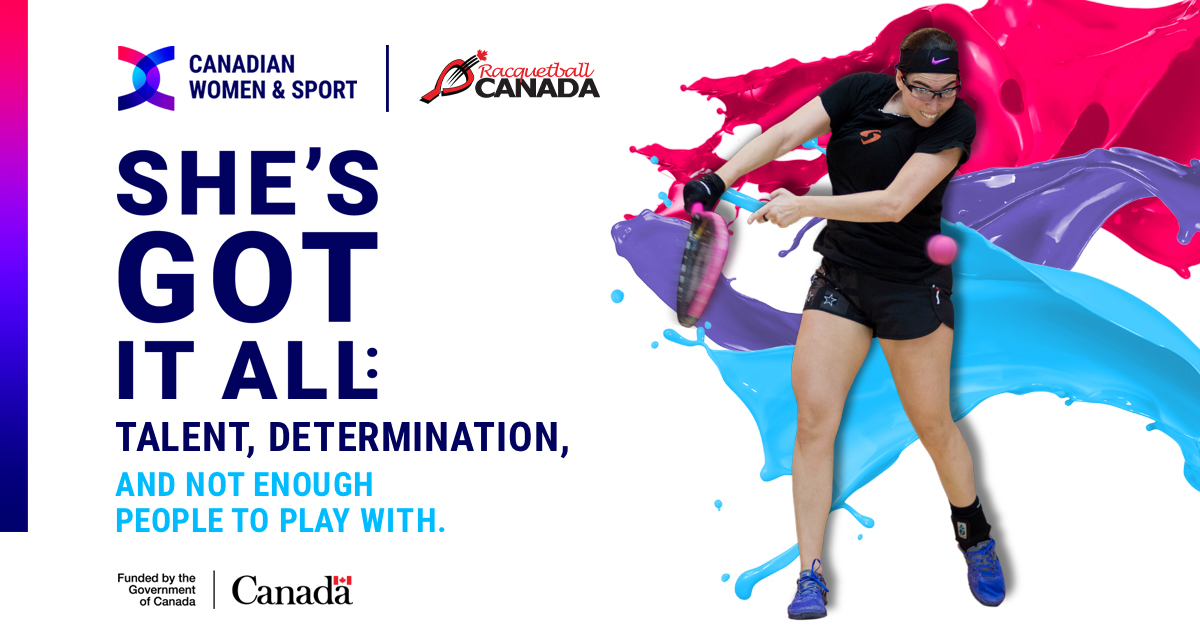 She’s Got It All Campaign Highlights Importance of Change Racquetball