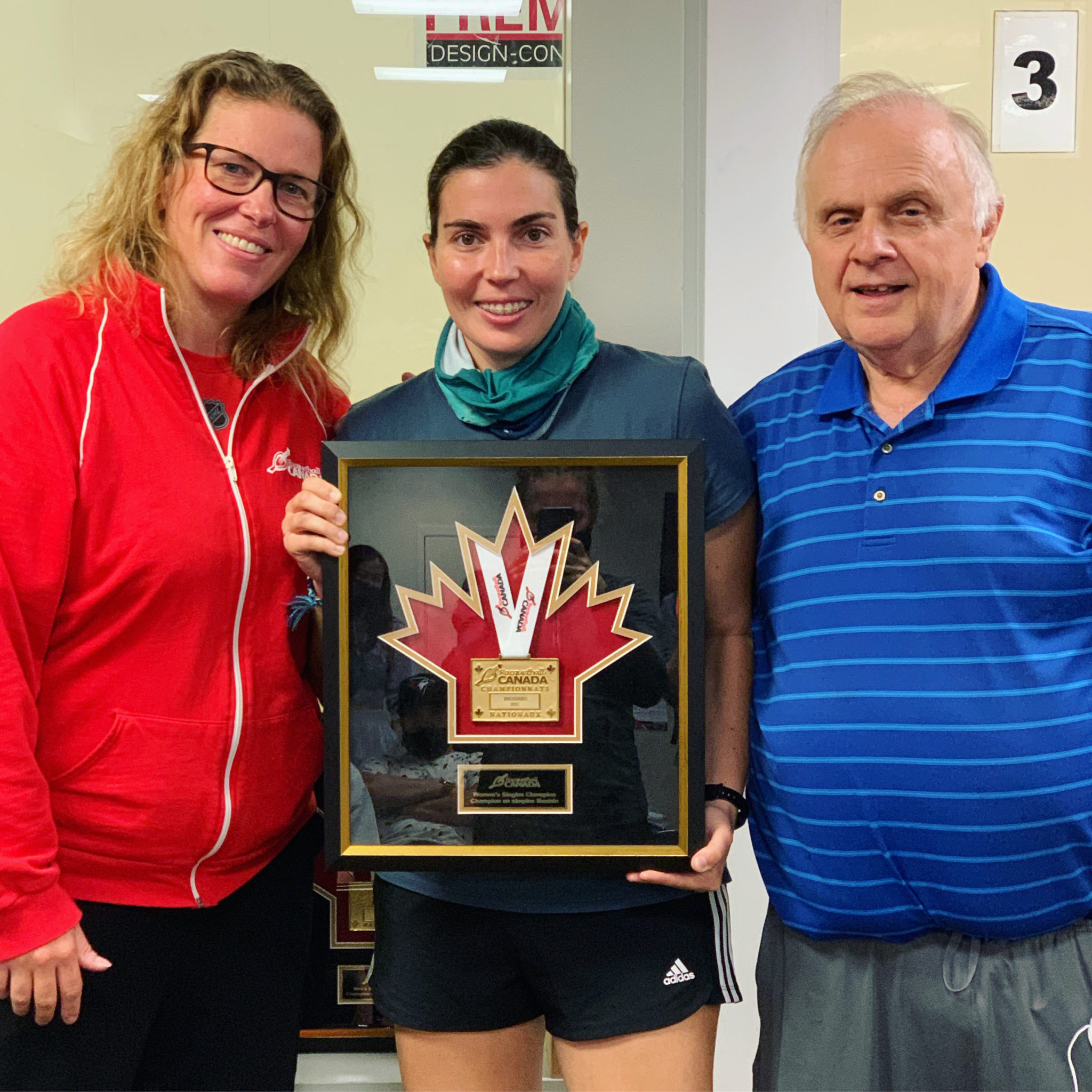 CANADIAN ELITE ATHLETES CELEBRATE RETURN TO SPORT Racquetball Canada