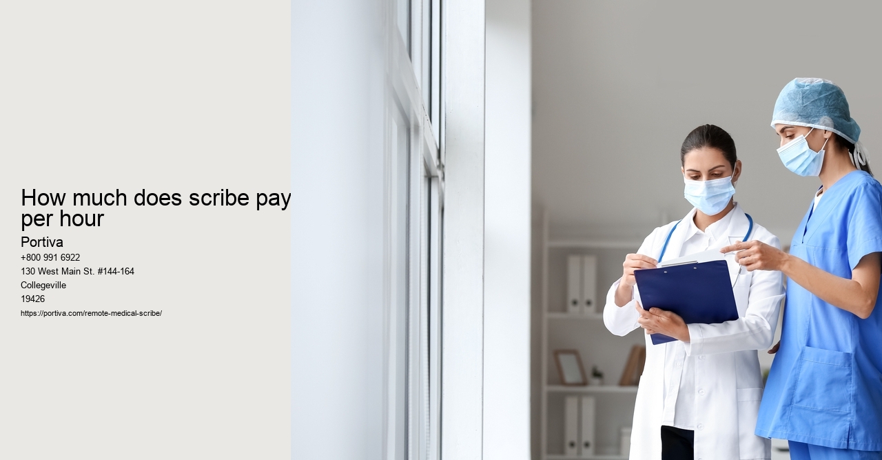 medical scribe pay per hour