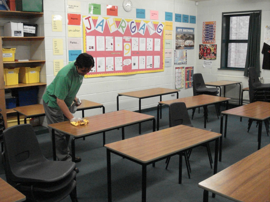 school cleaning