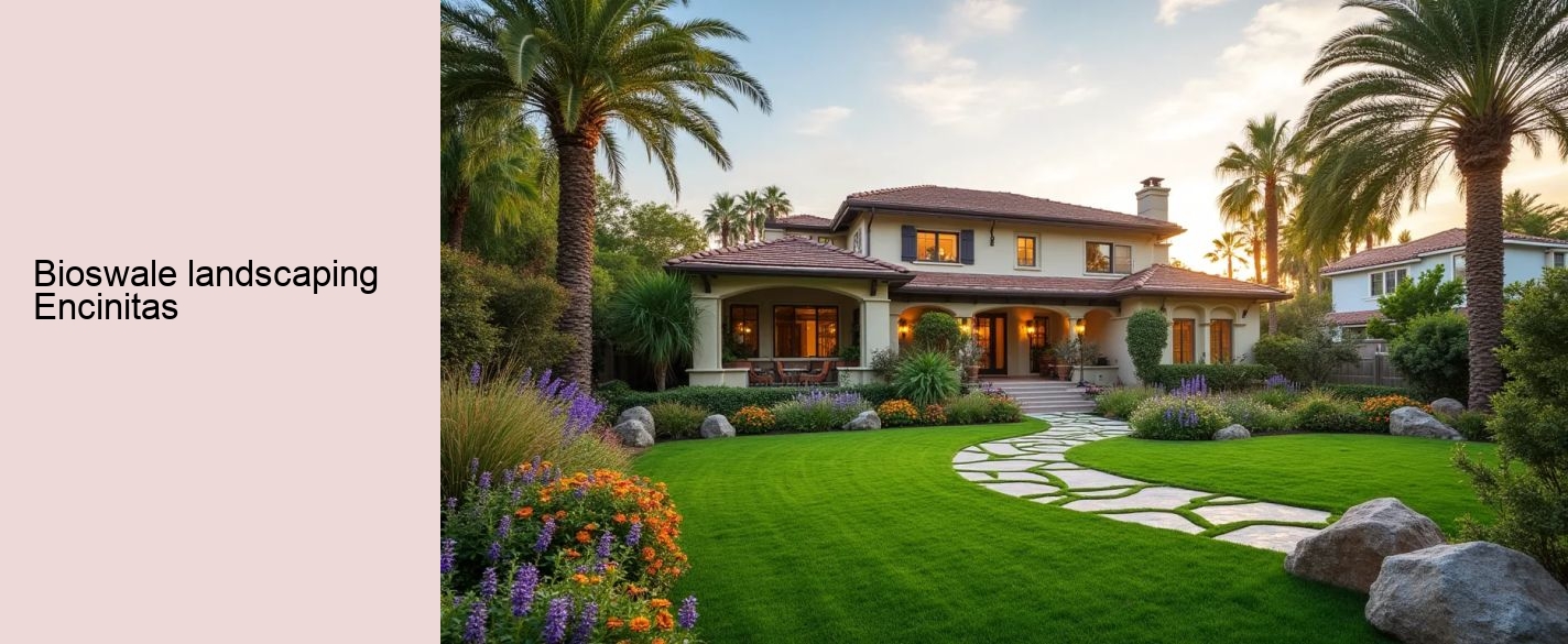 bioswale landscaping Encinitas