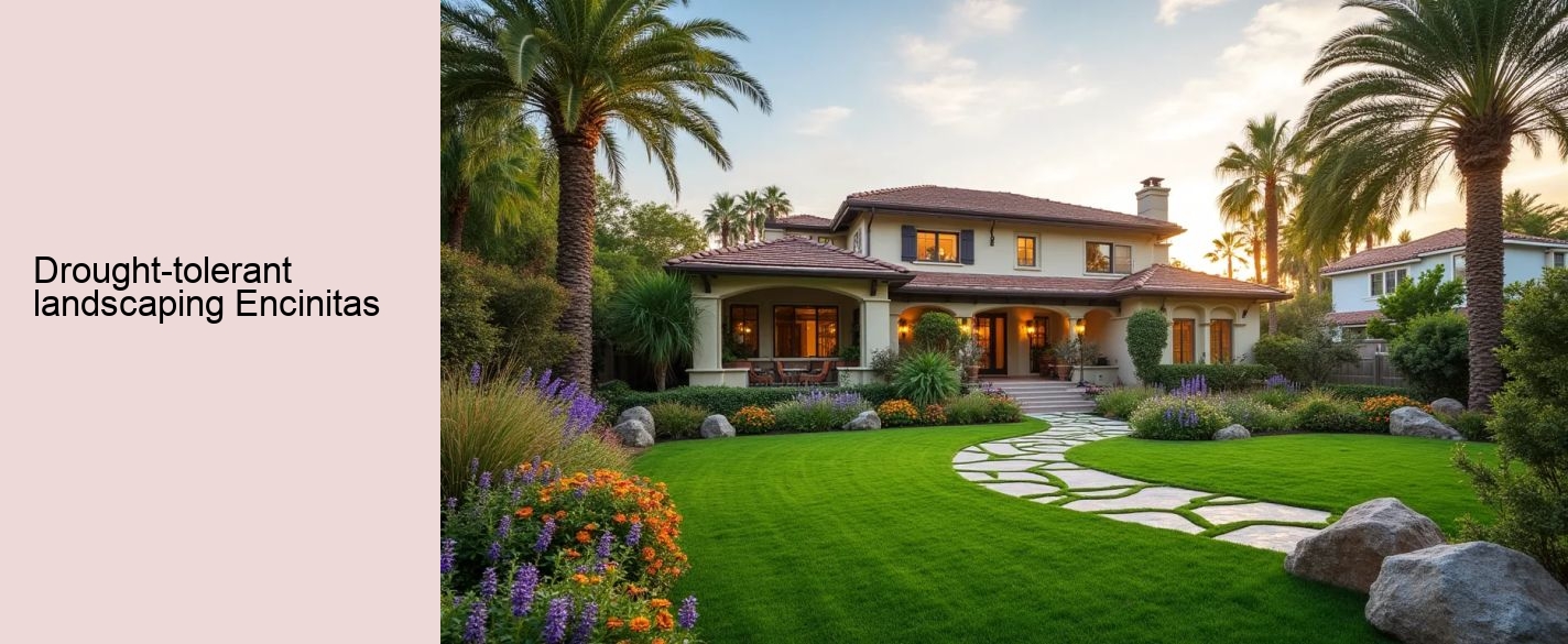 drought-tolerant landscaping Encinitas