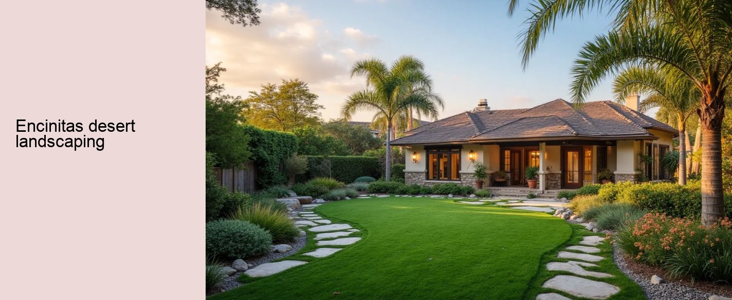 Encinitas desert landscaping
