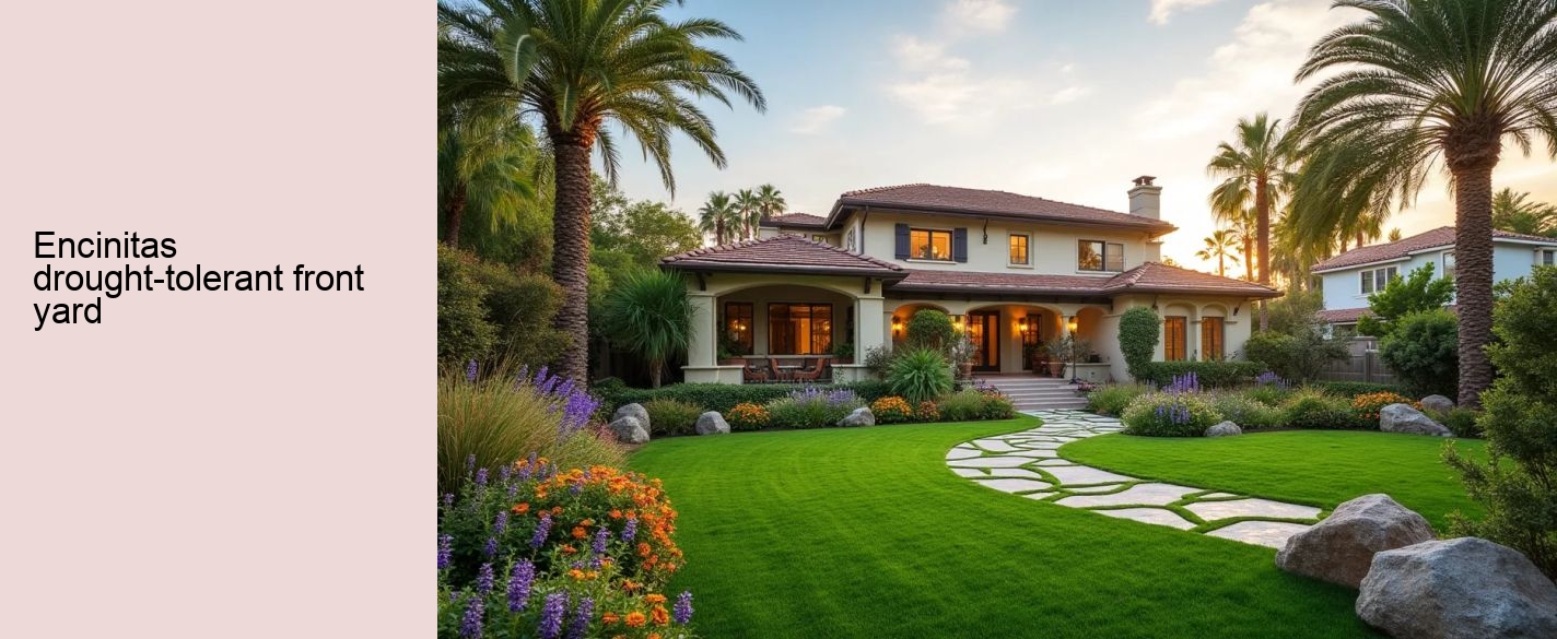 Encinitas drought-tolerant front yard