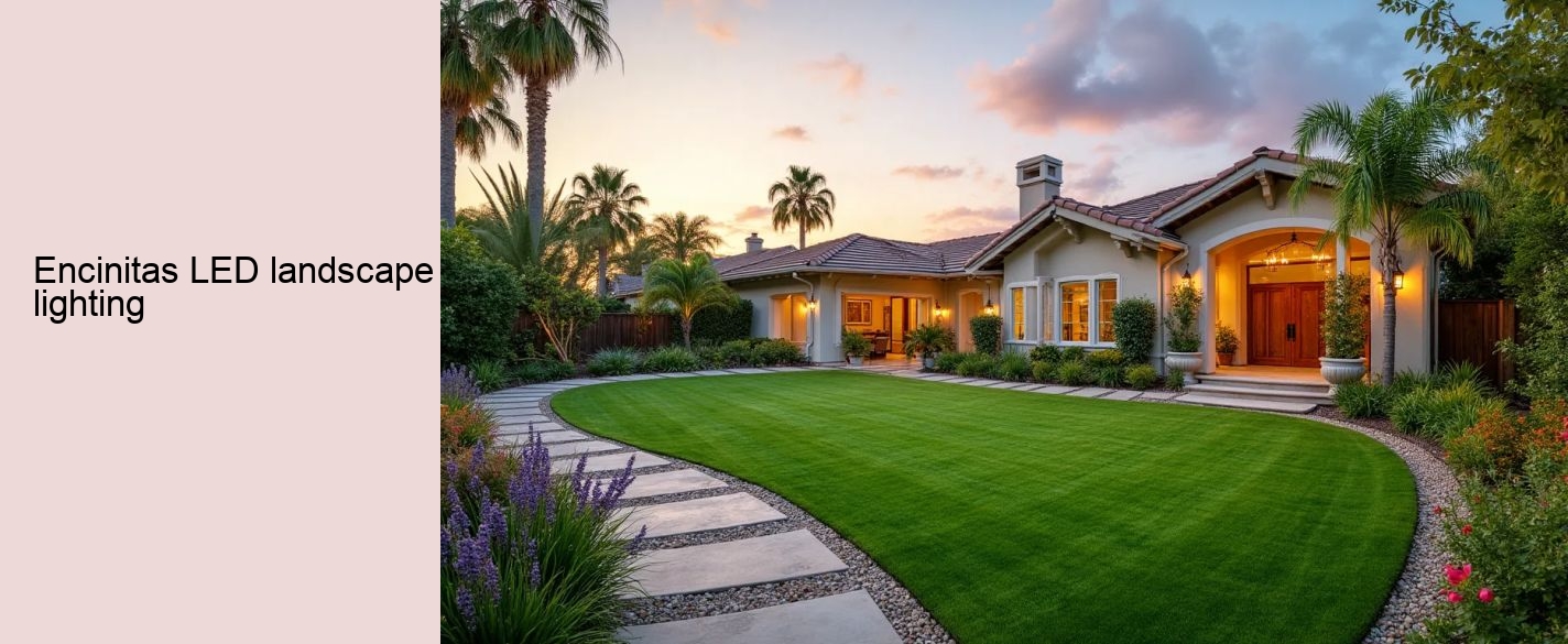 Encinitas LED landscape lighting