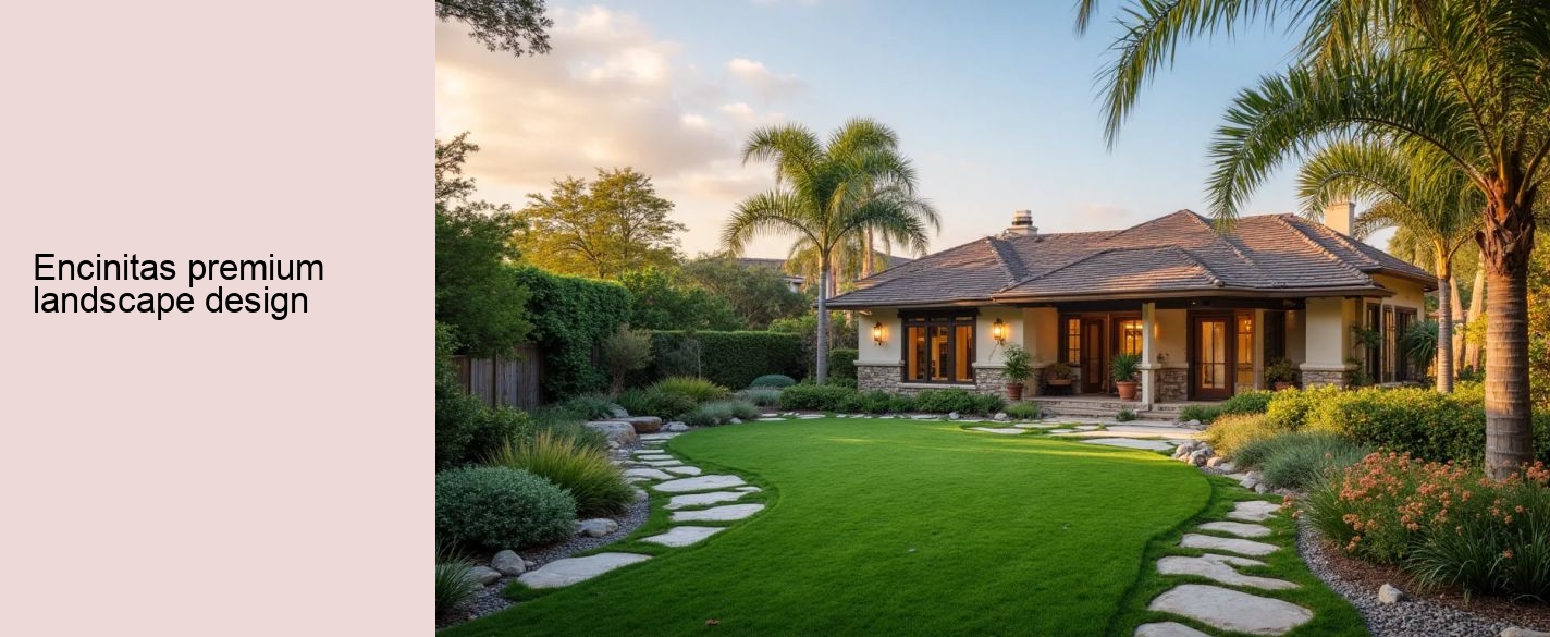 Encinitas premium landscape design