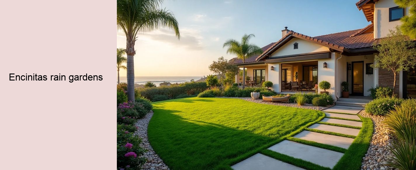 Encinitas rain gardens
