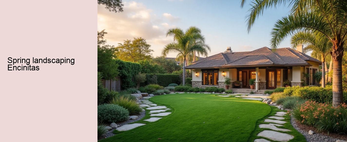 spring landscaping Encinitas