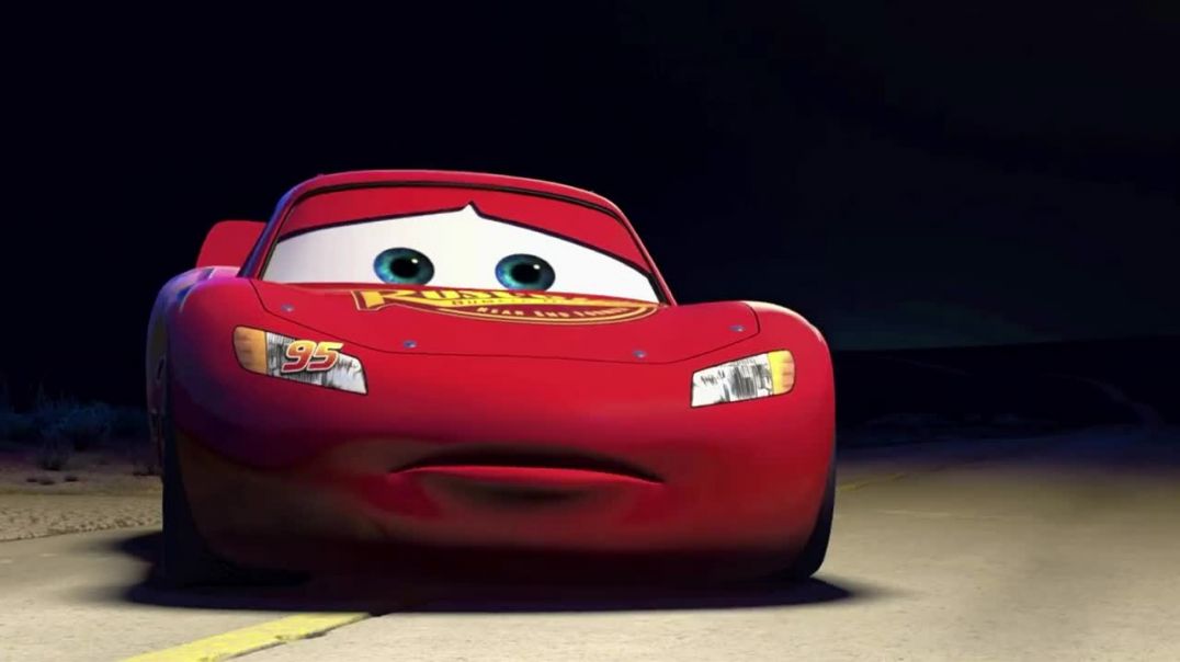 ⁣Cars Lightning Mcqueen Lost Under a Street Light