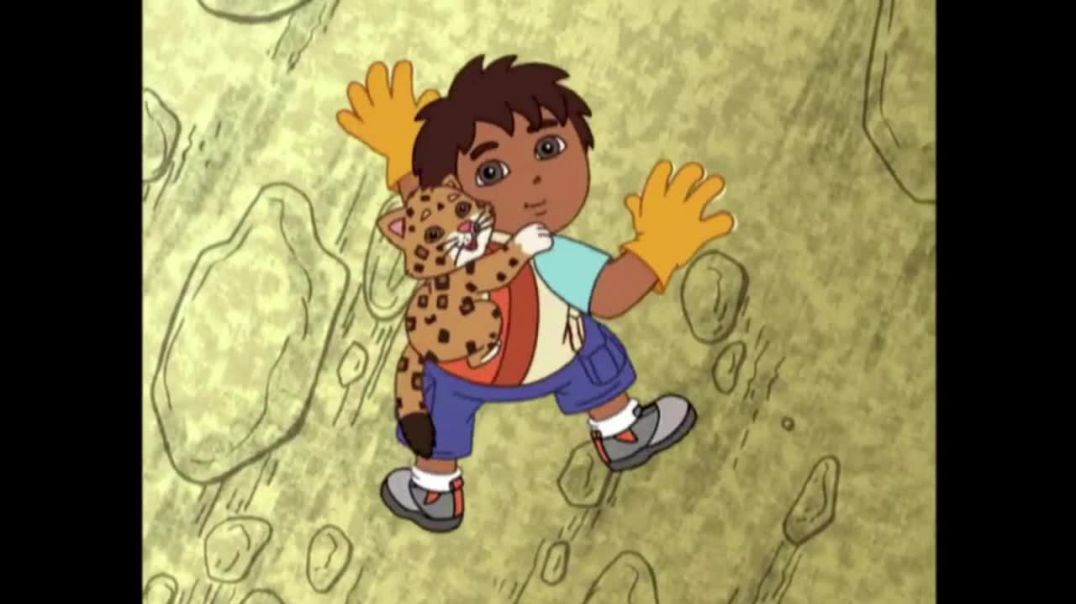 ⁣Go Diego Go Diego and Baby Jaguar Climbing a Pyramid