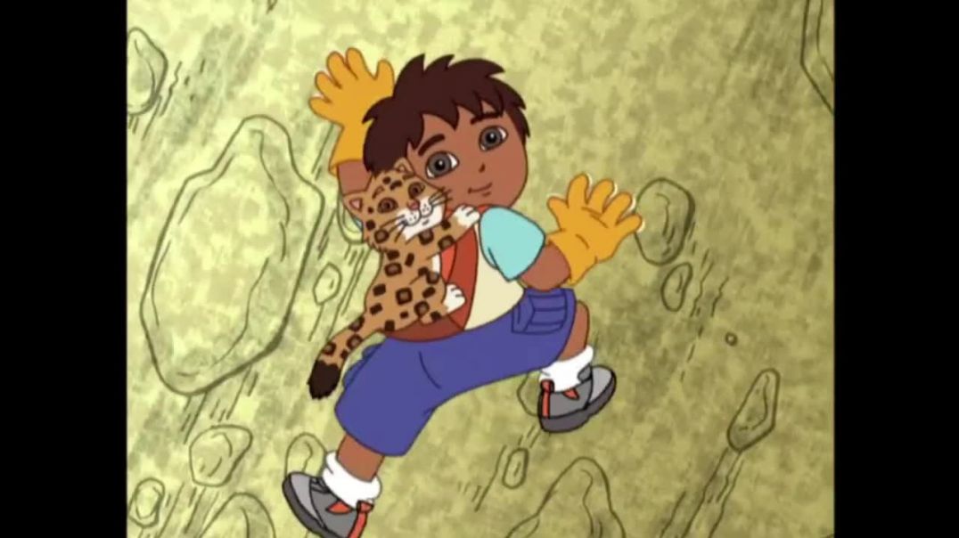 ⁣Go Diego Go Diego and Baby Jaguar Climbing a Pyramid