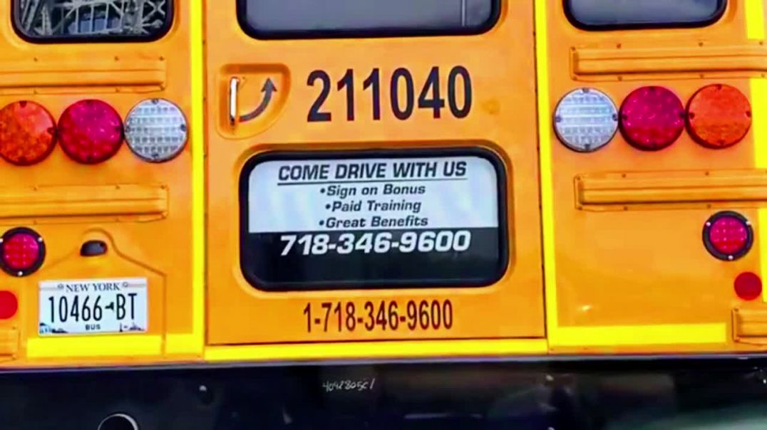 ⁣Stopping Behind Various School Buses Compilation