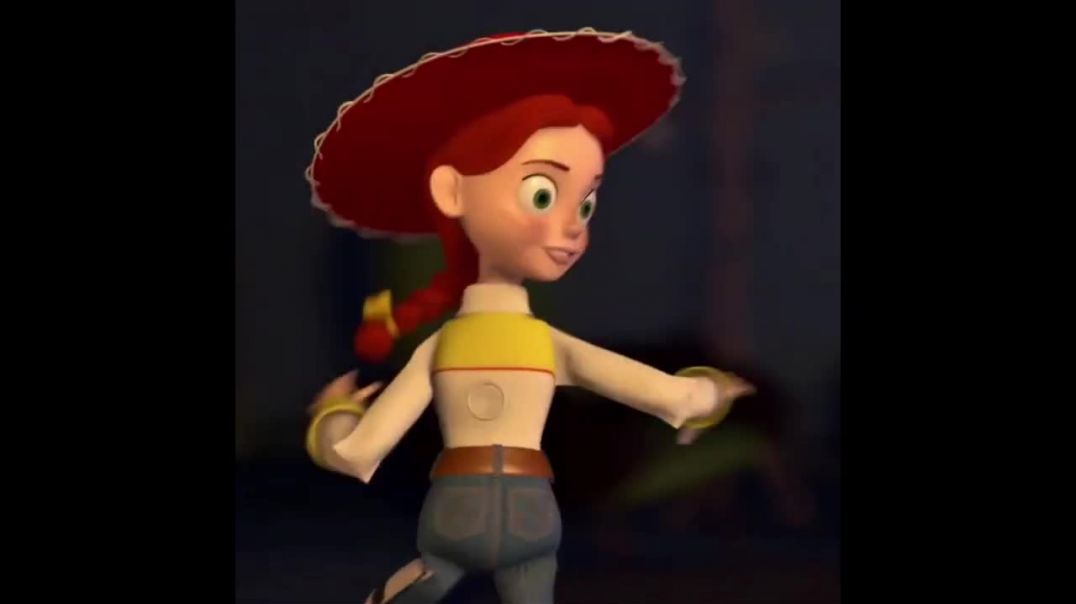 ⁣Toy Story 2 Jessie on a Record Player