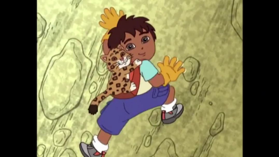 ⁣Go Diego Go Diego and Baby Jaguar Climbing a Pyramid