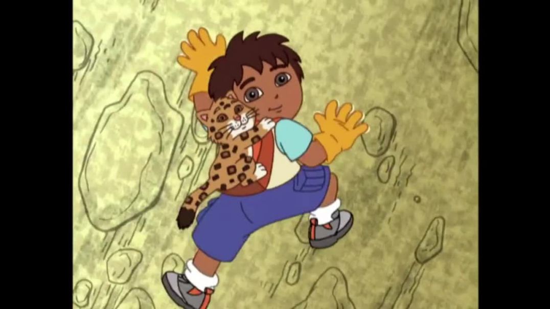 ⁣Go Diego Go Diego and Baby Jaguar Climbing a Pyramid