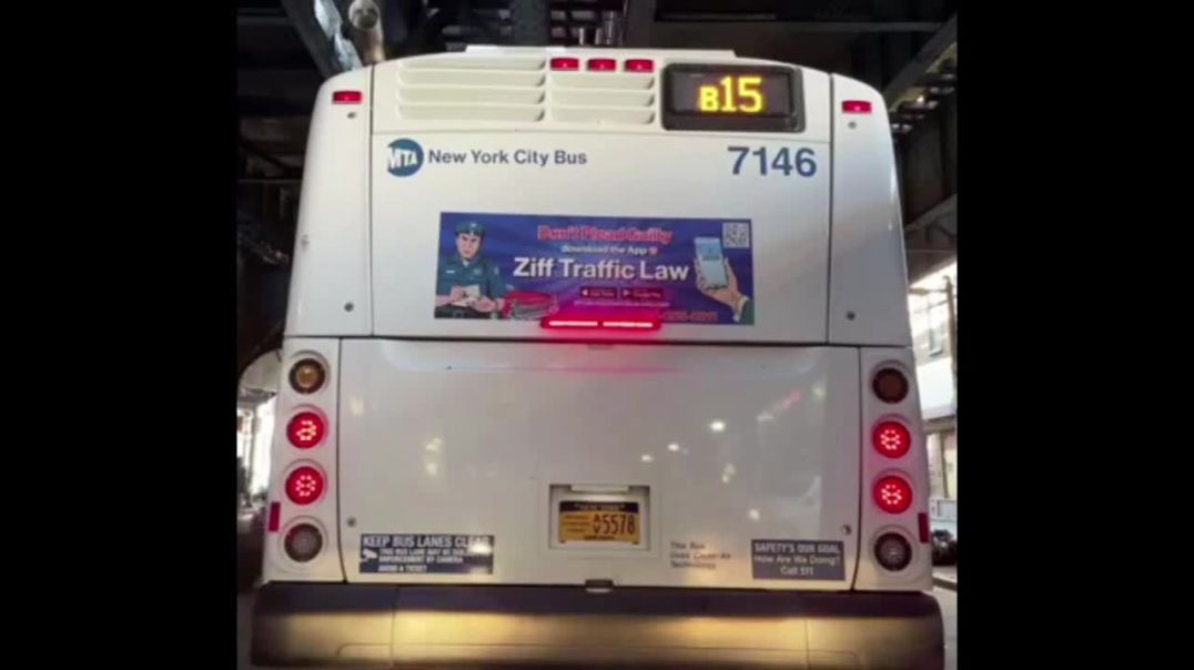 ⁣Stopping Behind Various NYC City Buses Compiltation