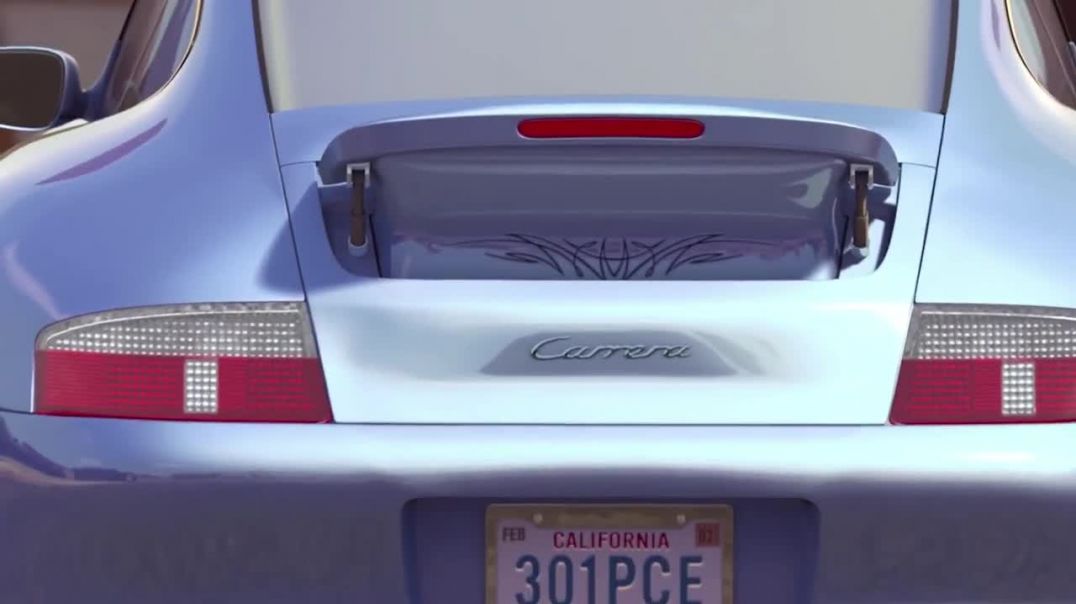 ⁣Cars Sally Carrera's Tattoo and Bumper