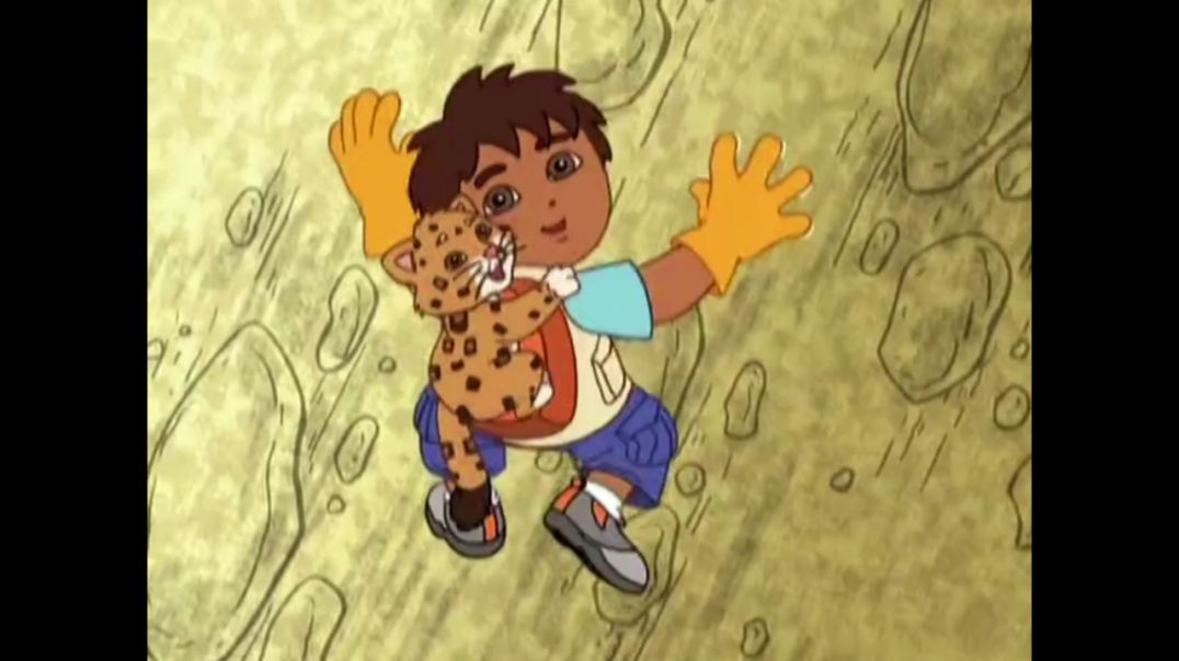 ⁣Go Diego Go Diego and Baby Jaguar Climbing a Pyramid