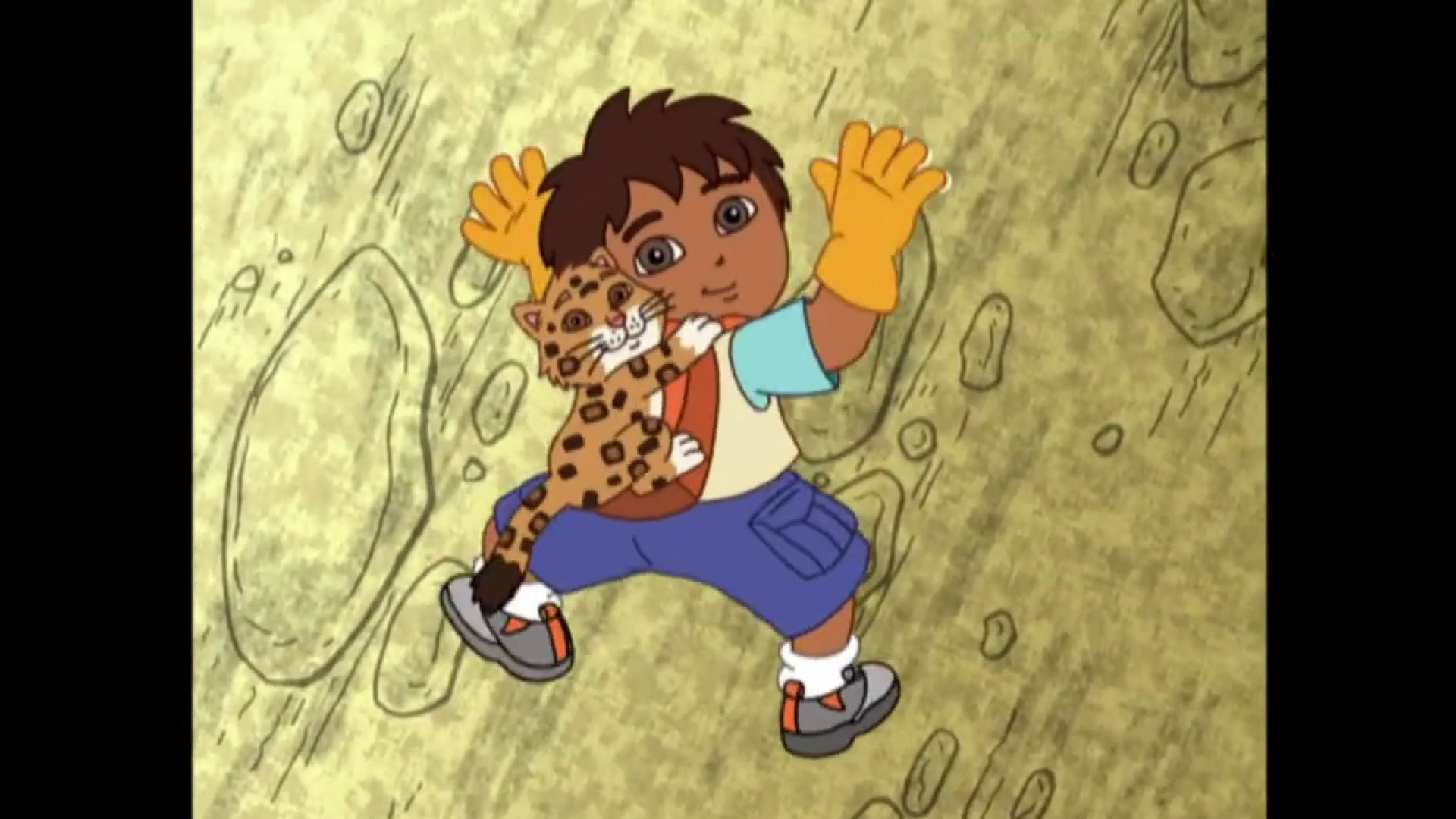 ⁣Go Diego Go Diego and Baby Jaguar Climbing a Pyramid