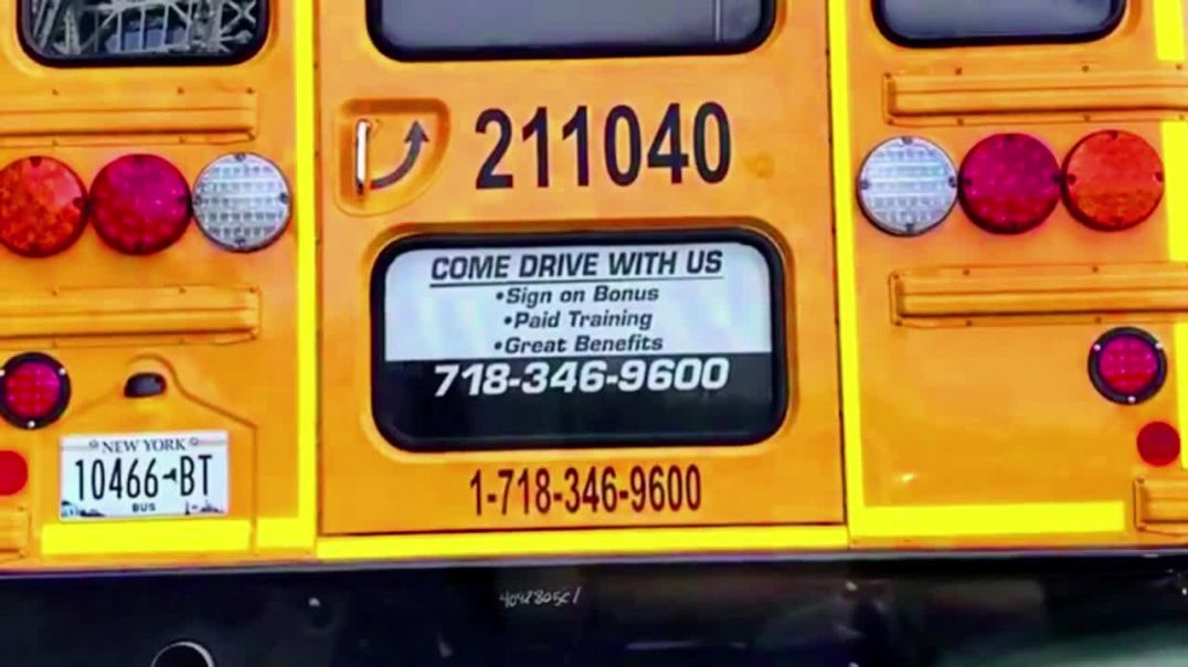 ⁣Stopping Behind Various NYC City Buses and School Buses