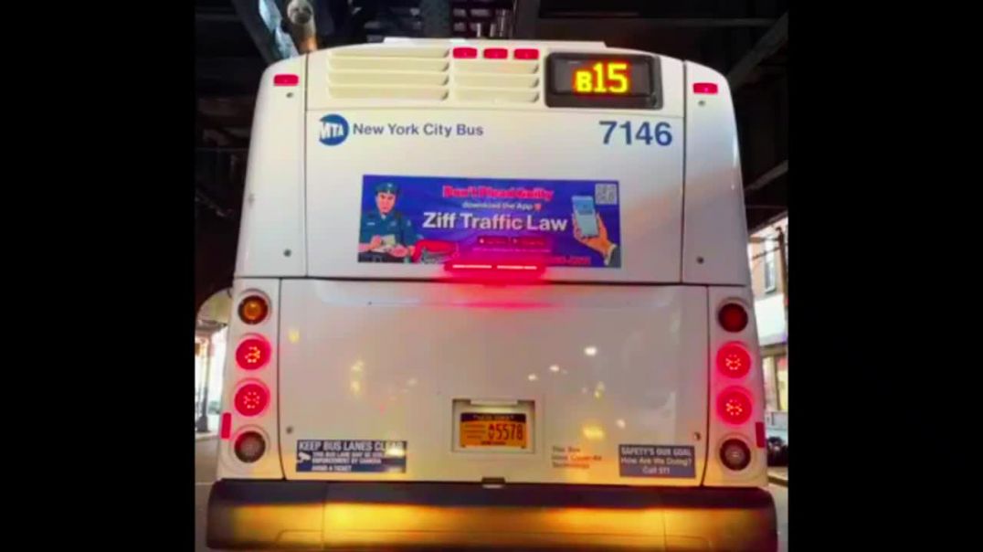 ⁣Stopping Behind Various NYC City Buses Compiltation