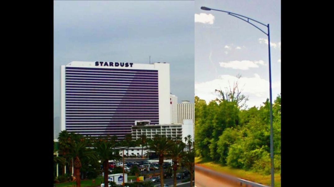 ⁣Stardust Hotel and Casino Las Vegas and Street Lights