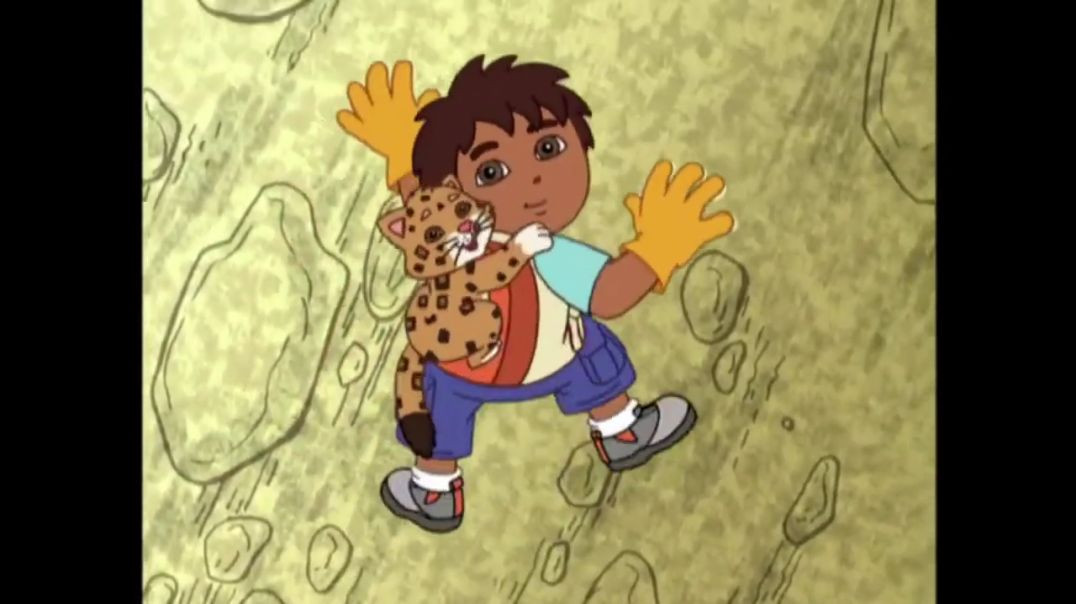 ⁣Go Diego Go Diego and Baby Jaguar Climbing a Pyramid