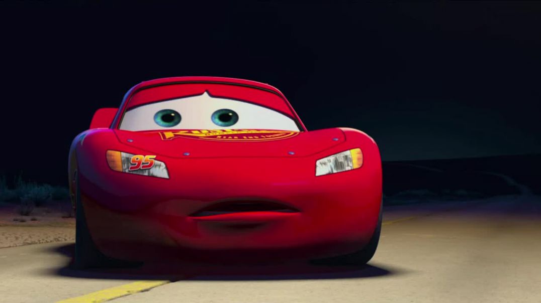 ⁣Cars Lightning Mcqueen Lost Under a Street Light