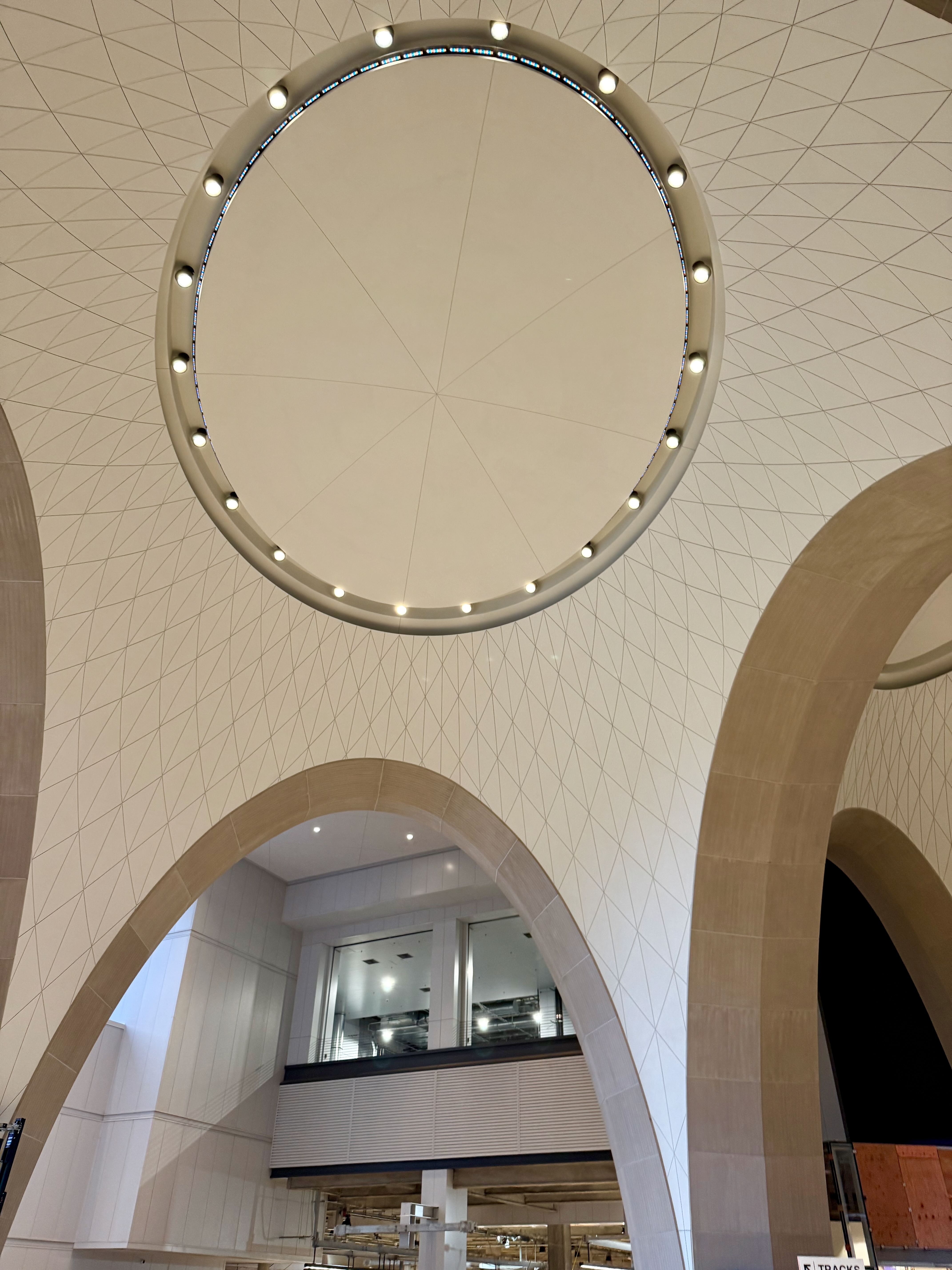 New arch in South Station (MBTA) in Boston, MA