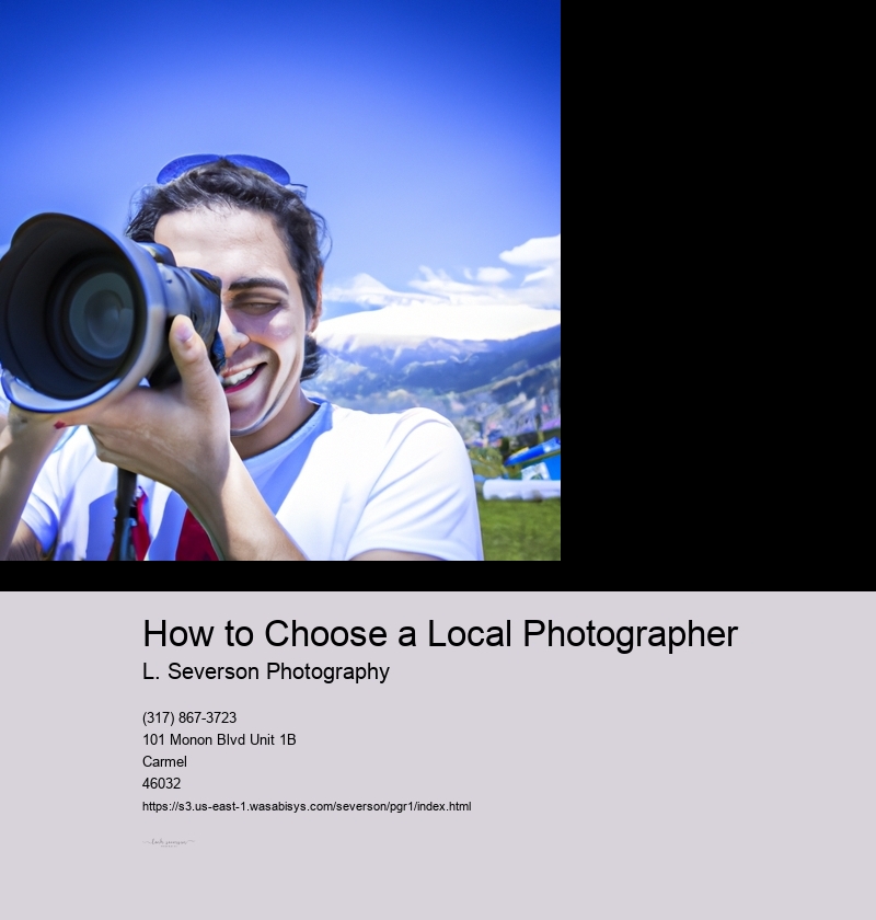 How to Choose a Local Photographer