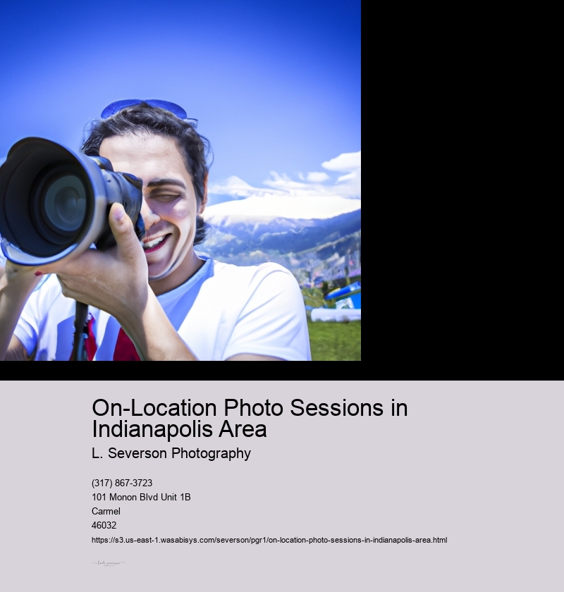 On-Location Photo Sessions in Indianapolis Area