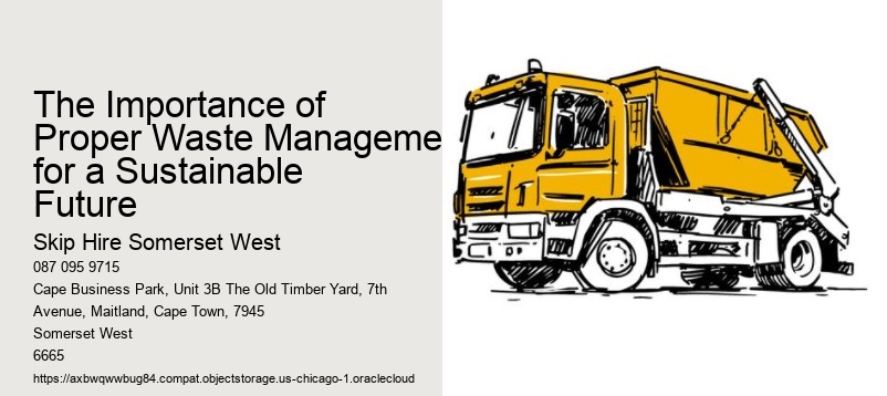 The Importance of Proper Waste Management for a Sustainable Future