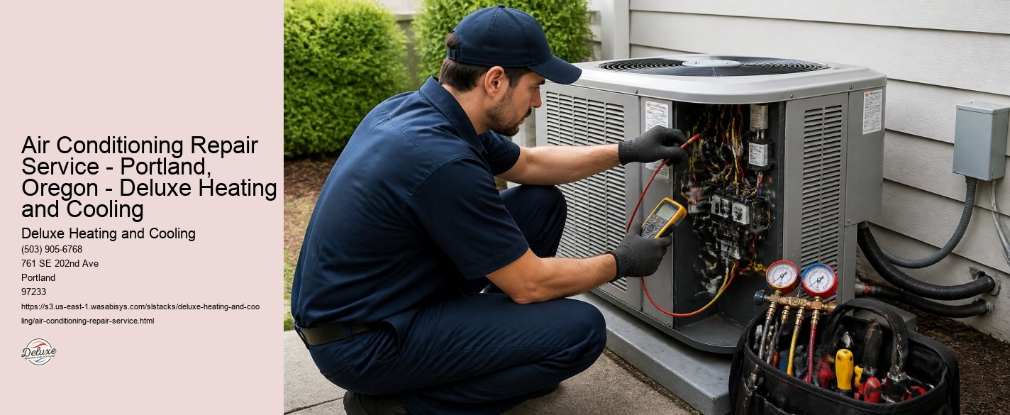 Air Conditioning Repair Service - Portland, Oregon - Deluxe Heating and Cooling Deluxe Heating and Cooling Air Conditioning Repair Service - Portland, Oregon - Deluxe Heating and Cooling