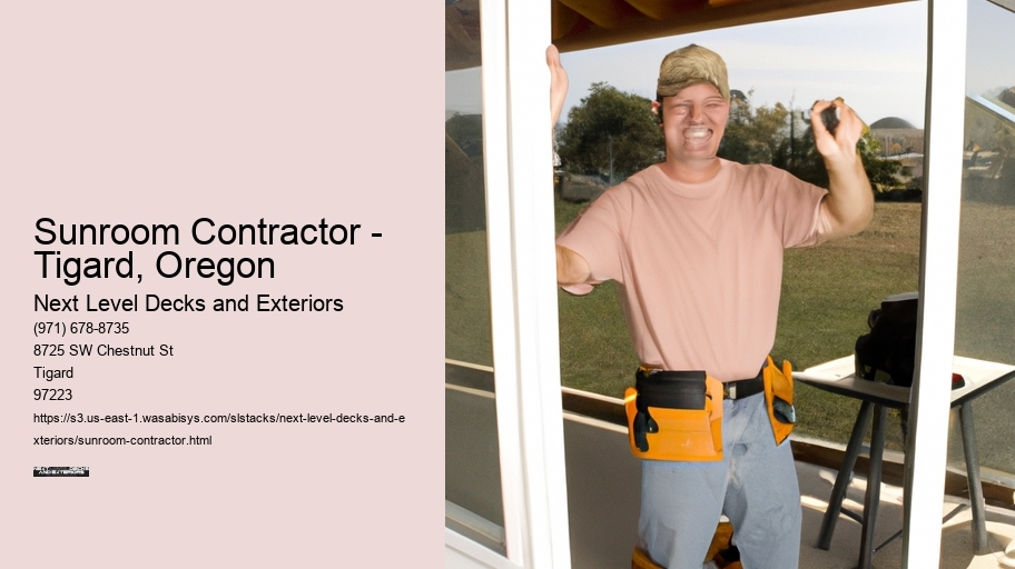Sunroom Contractor - Tigard, Oregon