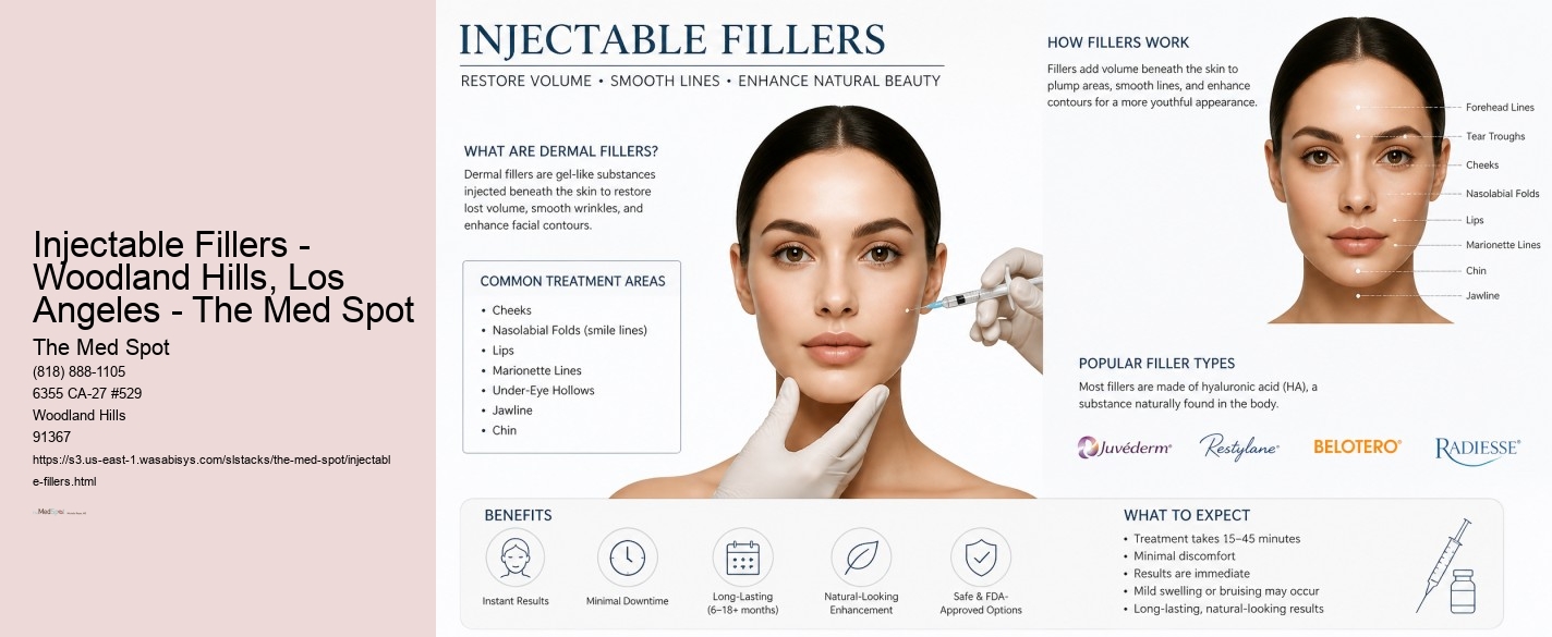Injectable Fillers - Woodland Hills, Los Angeles - The Med Spot The Med Spot Injectable Fillers - Woodland Hills, Los Angeles - The Med Spot