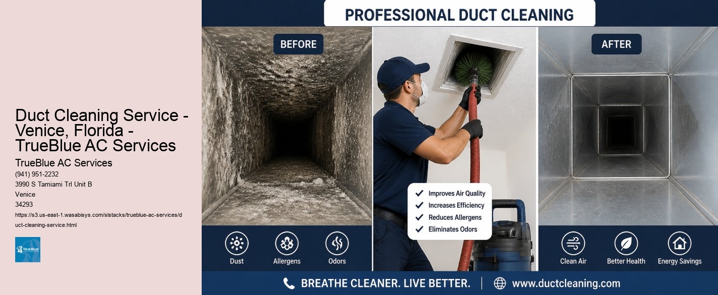 Duct Cleaning Service - Venice, Florida - TrueBlue AC Services TrueBlue AC Services Duct Cleaning Service - Venice, Florida - TrueBlue AC Services