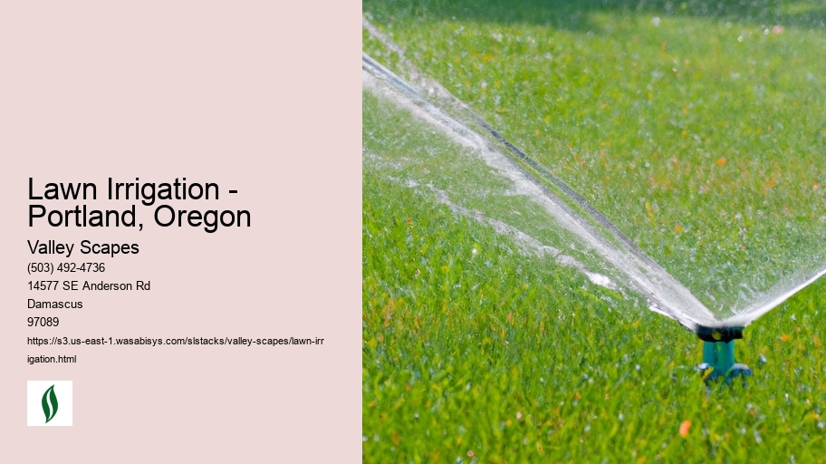 Lawn Irrigation - Portland, Oregon