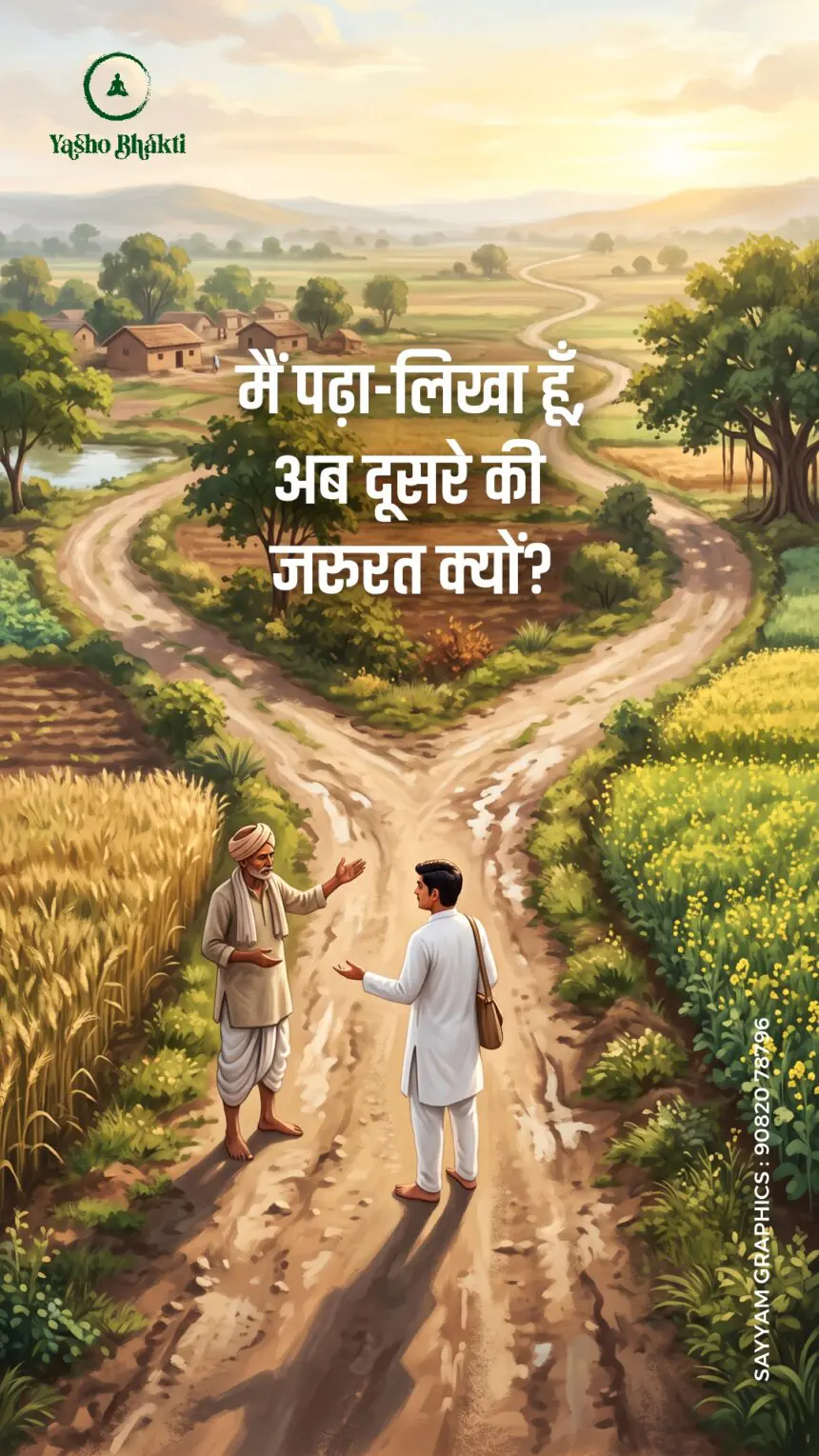 Mein Padha Hu Ab Dusre Ki Zarurat Kya?