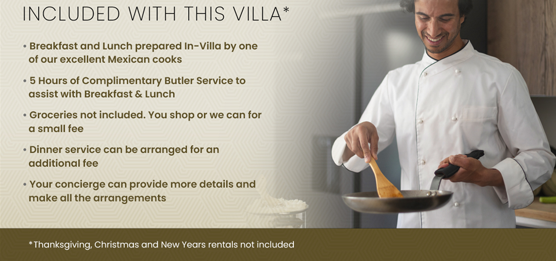 Free Mexican Cook and Butler