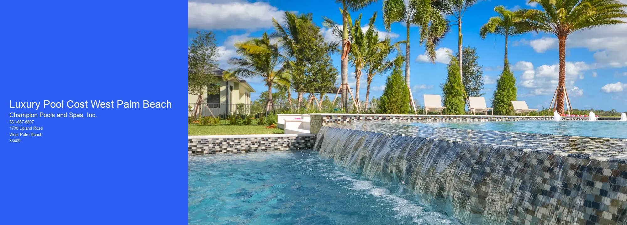 Luxury Pool Cost West Palm Beach