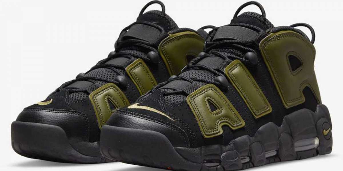 New Nike Air More Uptempo “Rough Green” DH8011-001 Military Style!