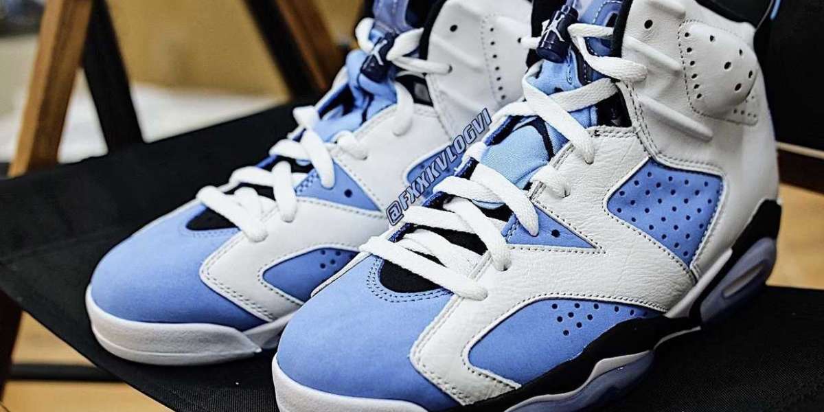 Air Jordan 6 "UNC" University CT8529-410 Is your heart moving after reading the upper foot picture?