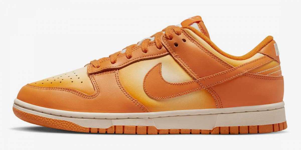 The 2022 New Nike Dunk Low “Magma Orange” DX2953-800 is not far from the release!