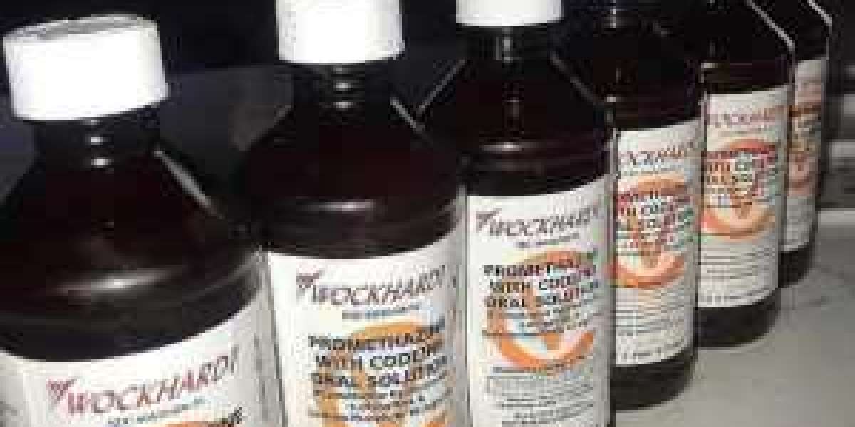 Purple Wockhardt Cough Syrup