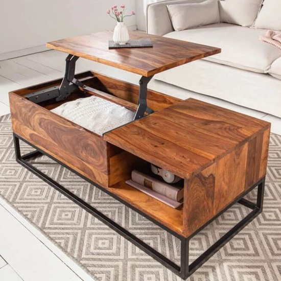 Buy Makassar Lift on Coffee Table | The Home Dekor