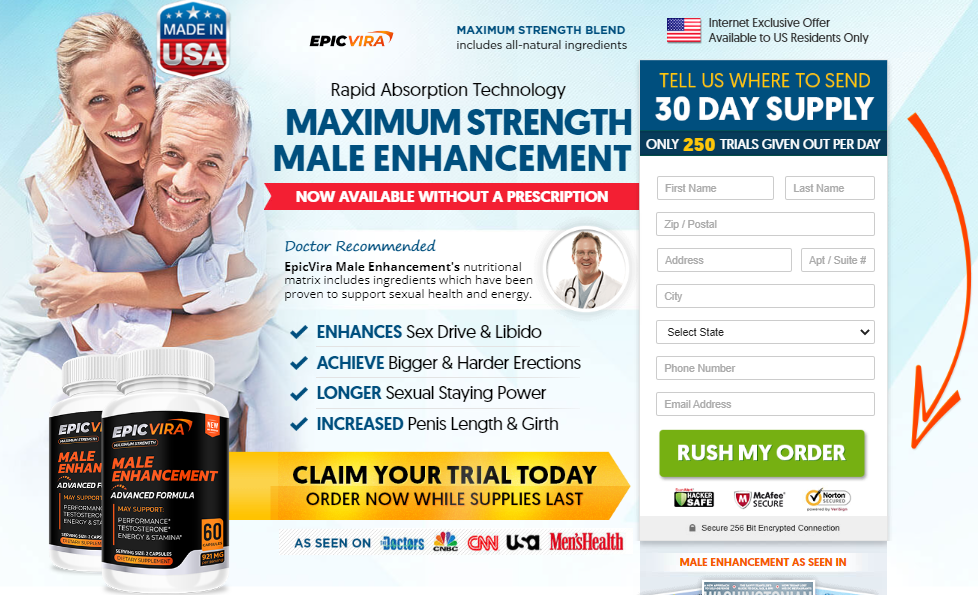EpicVira Male Enhancement Pills Reviews - Boost Energy & Stamina!